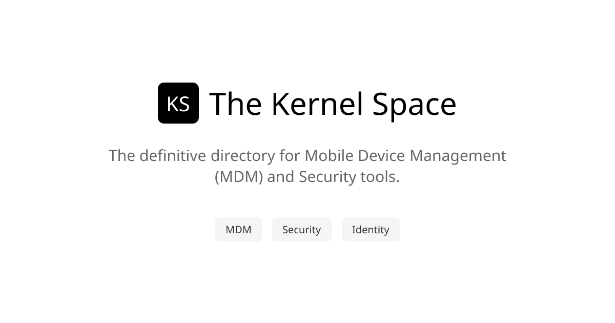 The Kernel Space